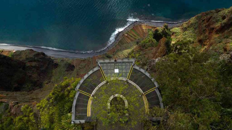 Cabo Girão vyhlídka na ostrově Madeira